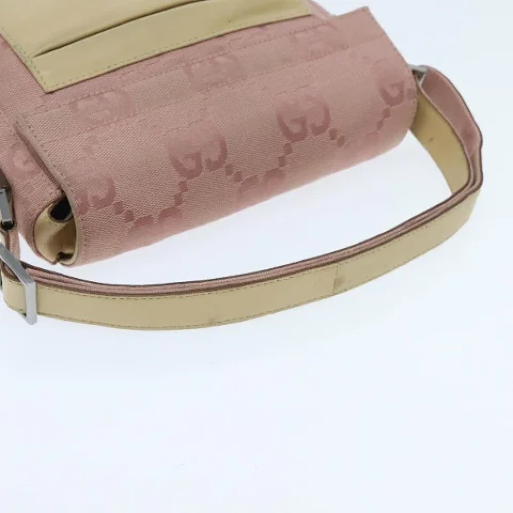 Gucci Vintage Pre-owned Canvas gucci-bags Pink Dames