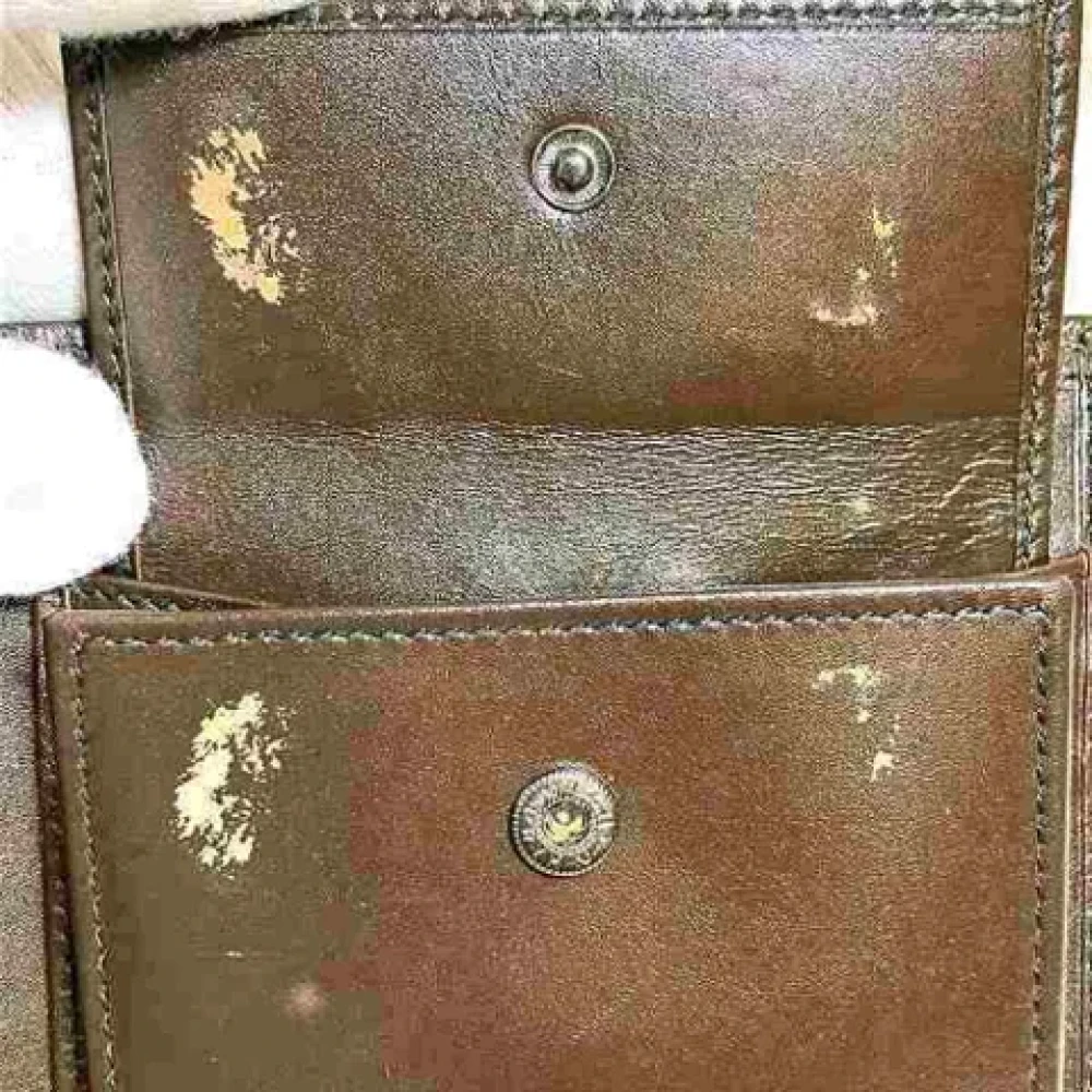 Bvlgari Vintage Pre-owned Canvas wallets Blue Dames