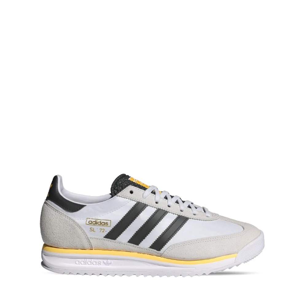 Adidas Witte Leren Sneakers met Gouden Logo White Heren