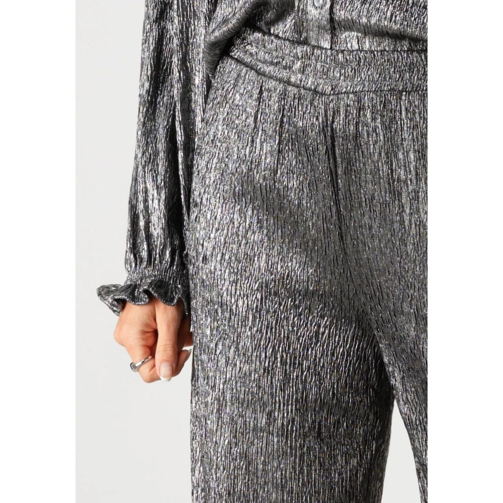 Ydence Zilveren Madison Broek Glamour Stijl Gray Dames