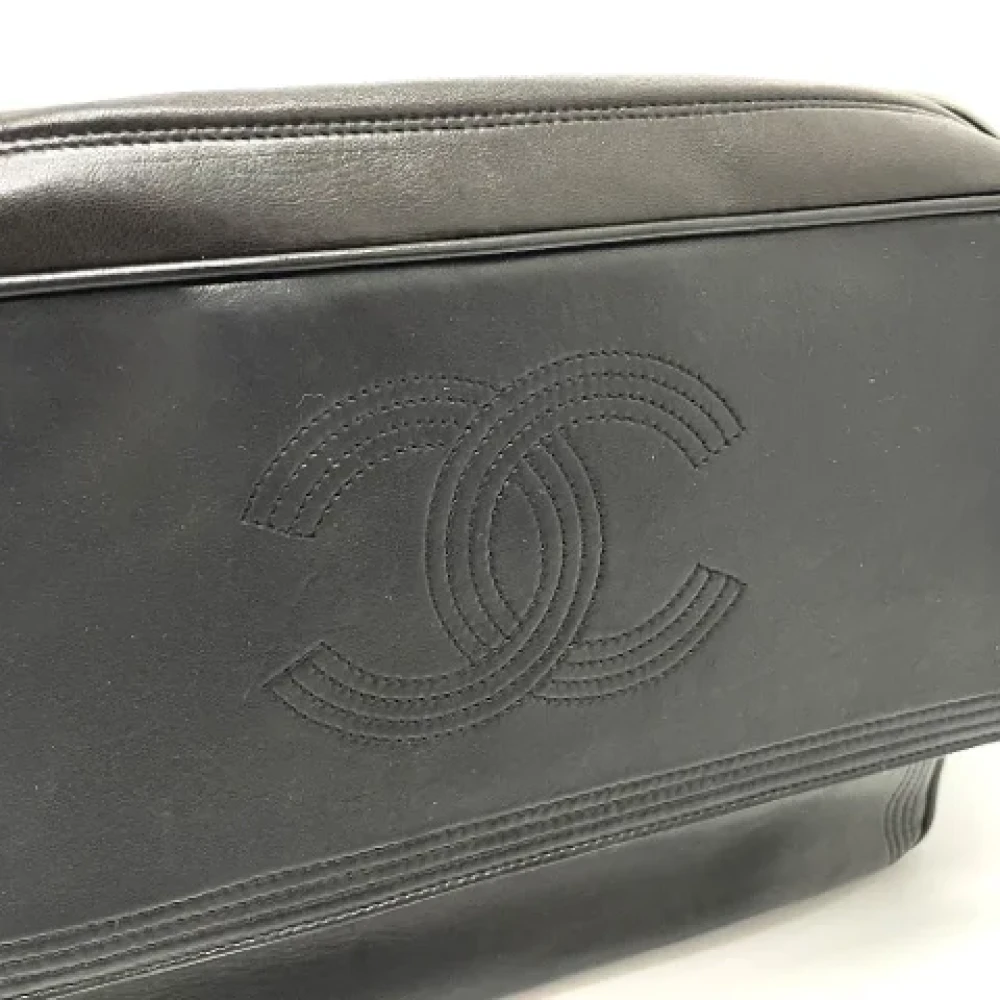 Chanel Vintage Pre-owned Leather chanel-bags Black Dames