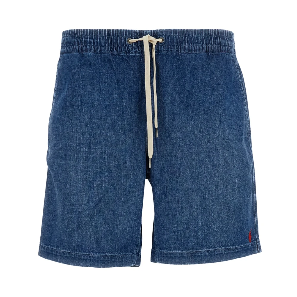 Polo Ralph Lauren Men's Blue Denim Shorts, L, Blane Denim Shorts