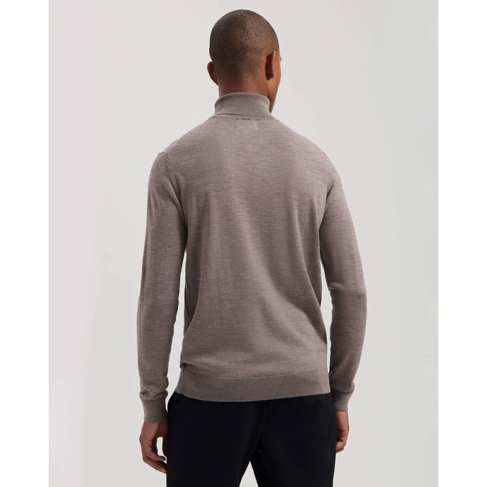 Dstrezzed Turtle Neck Pullover Sweater Beige Heren