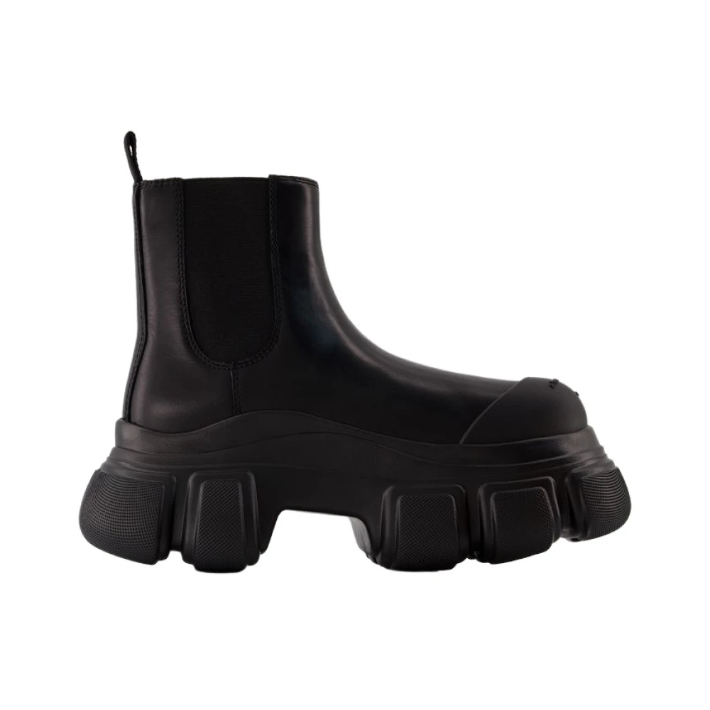 Alexander wang Leren platform enkellaarzen Black Dames