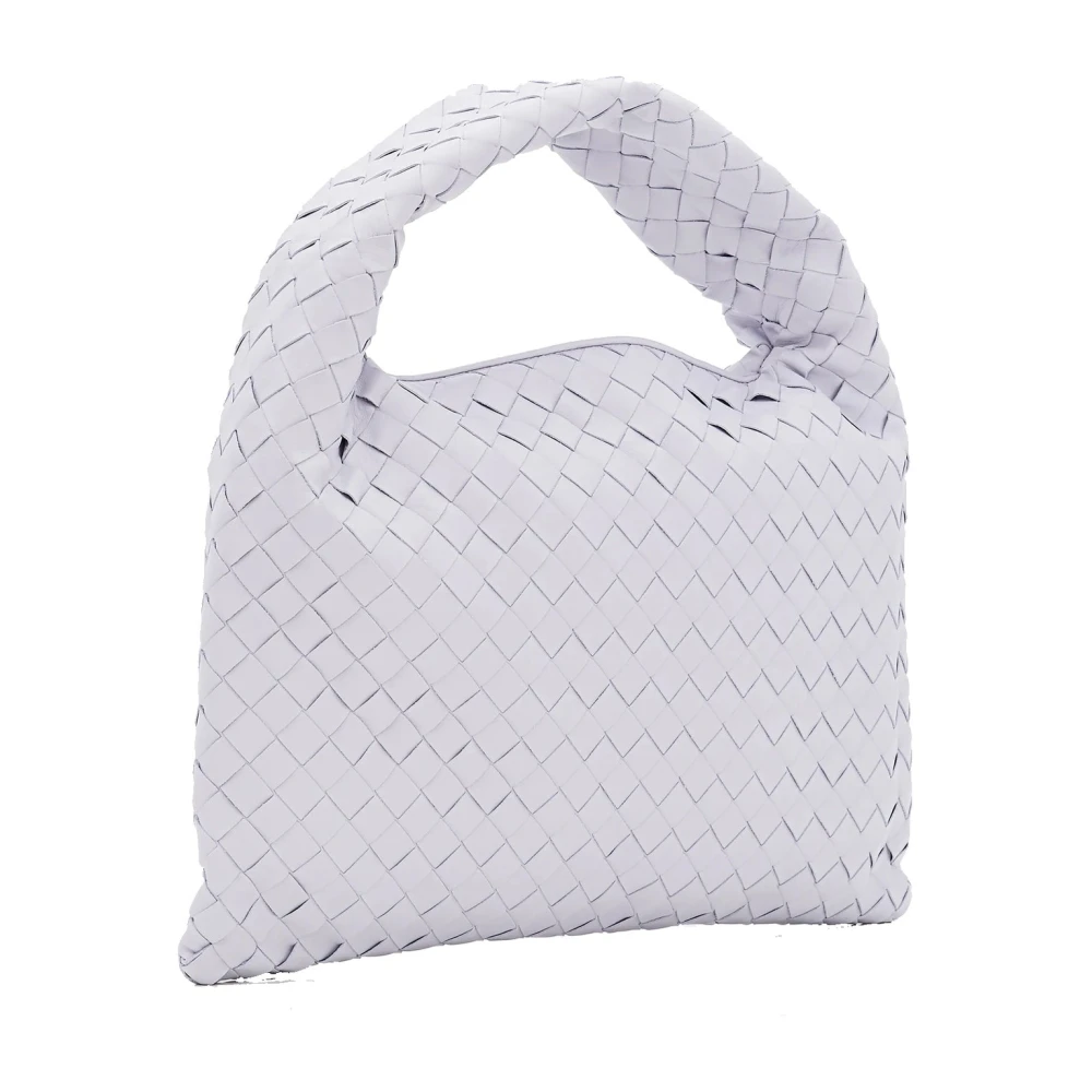 Bottega Veneta Kleine Oester Hop Tas Purple Dames