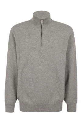 Cashmere Half Zip Sweater