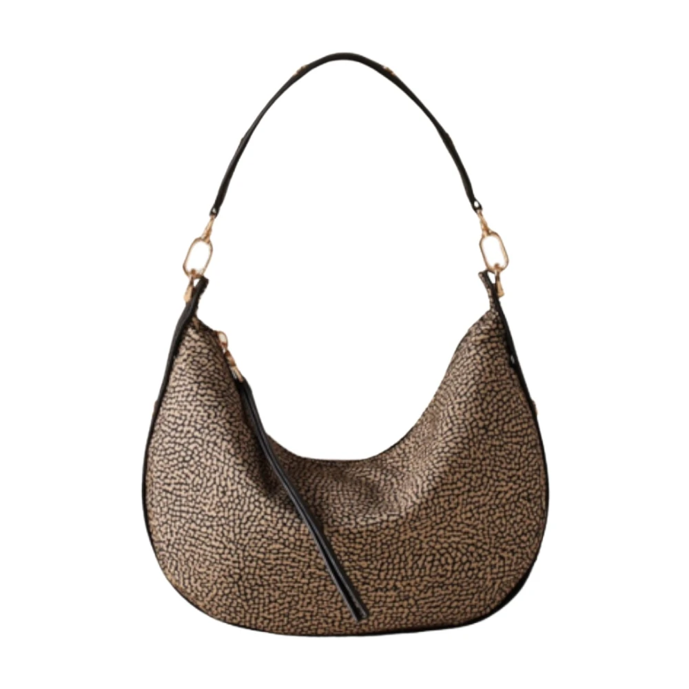 Borbonese Black Shoulder Bags, Female, One Size, Shoppers