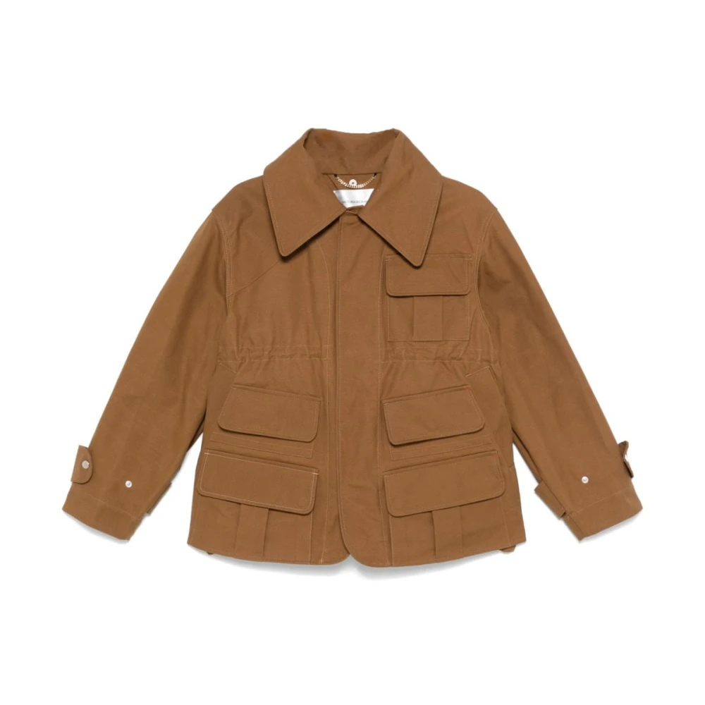 Victoria Beckham Beige Jassen voor Vrouwen Beige Dames