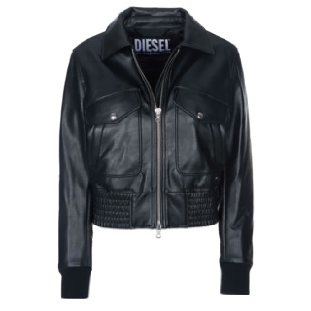 Diesel Stijlvolle Jas Black Dames