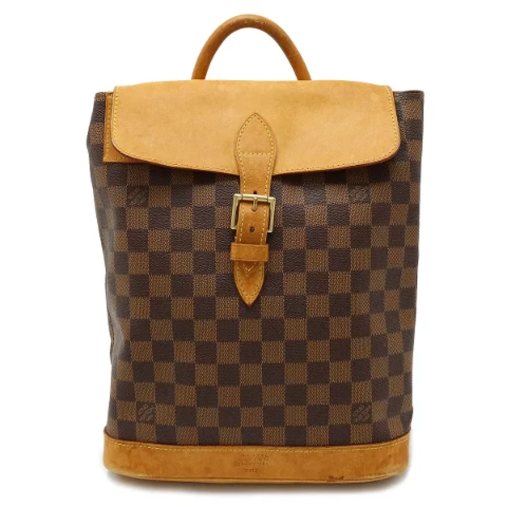 Louis Vuitton Vintage Pre-owned Canvas backpacks Brown Dames