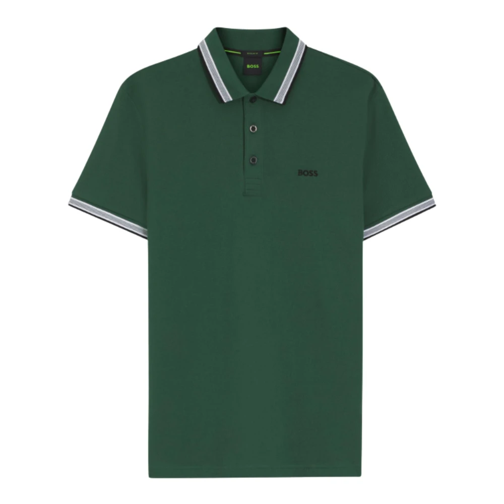Boss Uomo Verde Per 50469055 Polo Paddy Scuro (M), Casual, Cotone, Manica Corta - Immagine 2