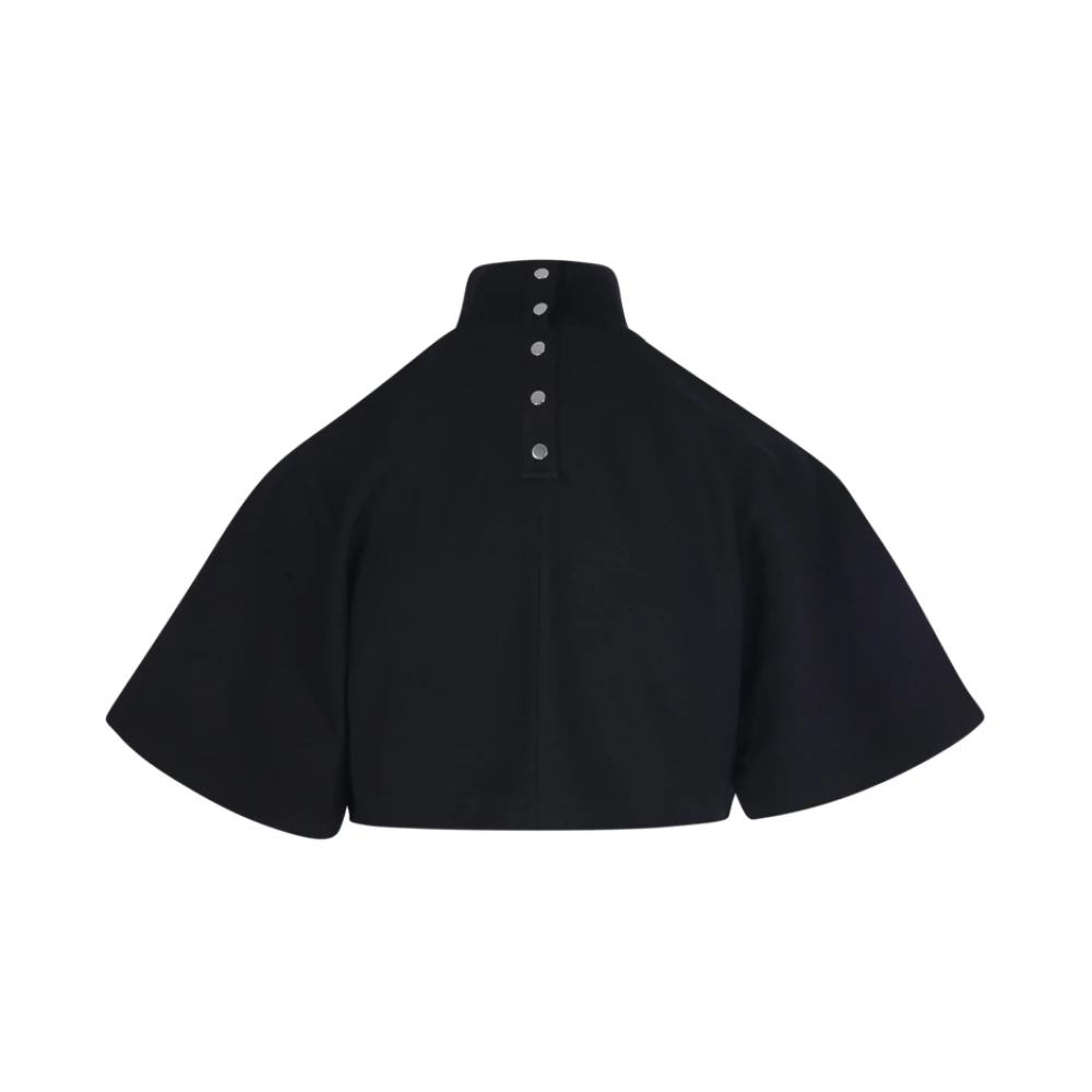 Alaïa Highneck T-shirt in zwart Black Dames