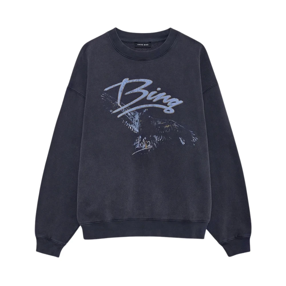 Anine Bing Women's Gray Harvey Sweatshirt - Sweatshirts - M - Sweatshirts & Hoodies