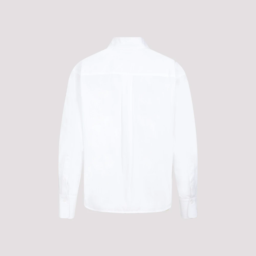 Victoria Beckham Witte Cropped Shirt White Dames