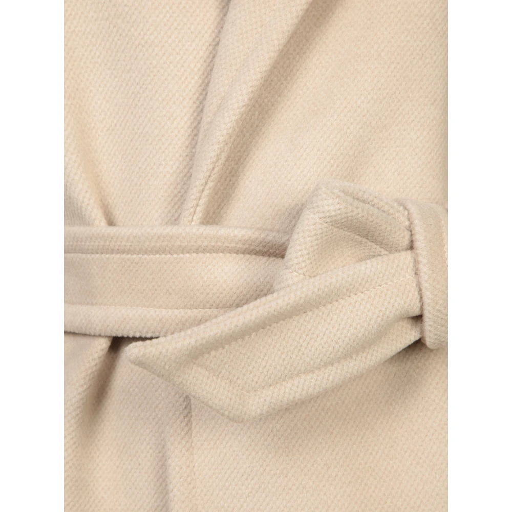 Blanca Vita Beige Wol Wikkeljas Aw24 Beige Dames