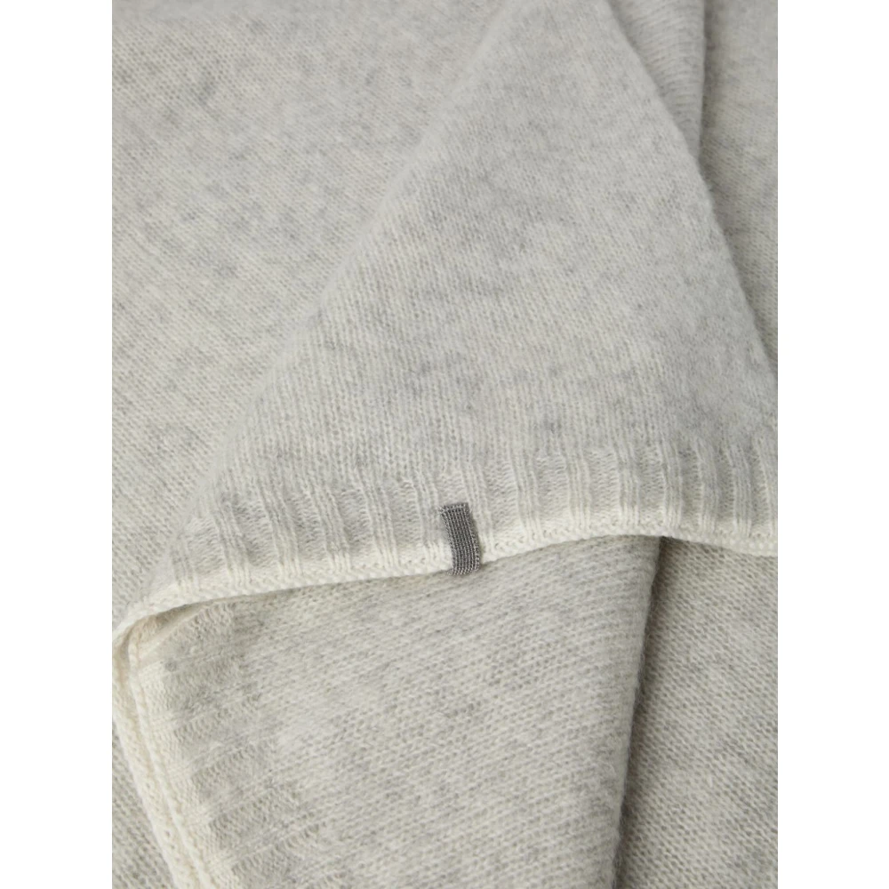 BRUNELLO CUCINELLI Grijze Sjaal Collectie Gray Dames