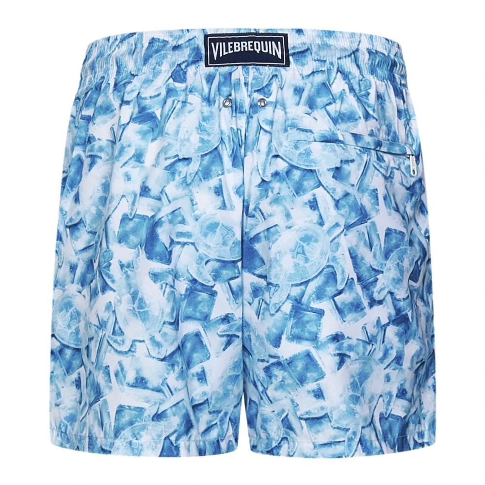 Vilebrequin Witte zwemshorts voor heren Blue Heren