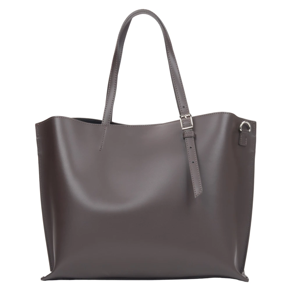 Estro Women's Brown Shopping Bags, One Size, Shopper Bag