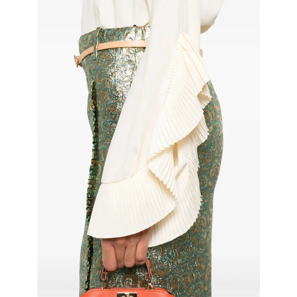 N21 Stoffen Blouse Beige Dames