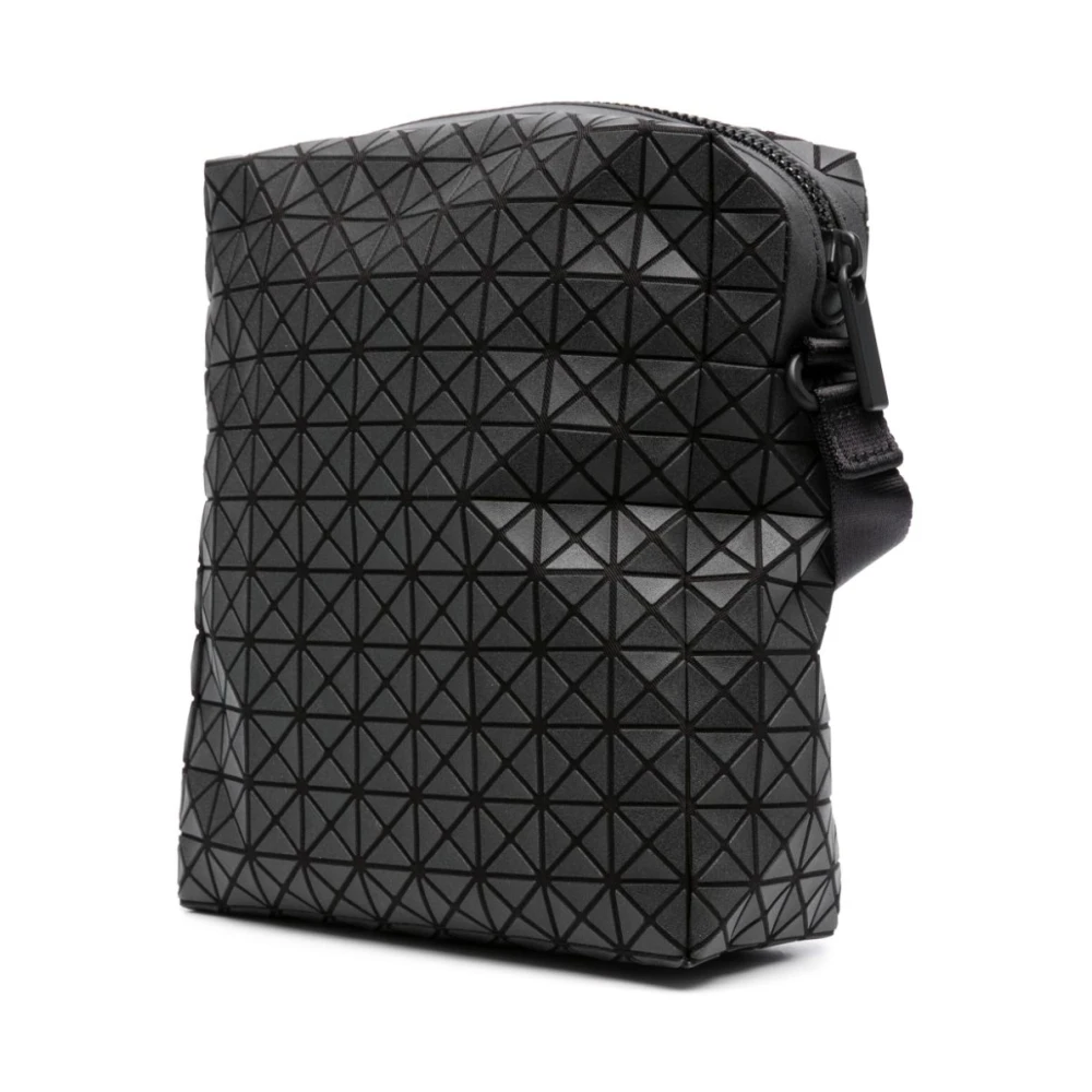 Issey Miyake Geometrisch Panel Zwart Schoudertas Black Heren