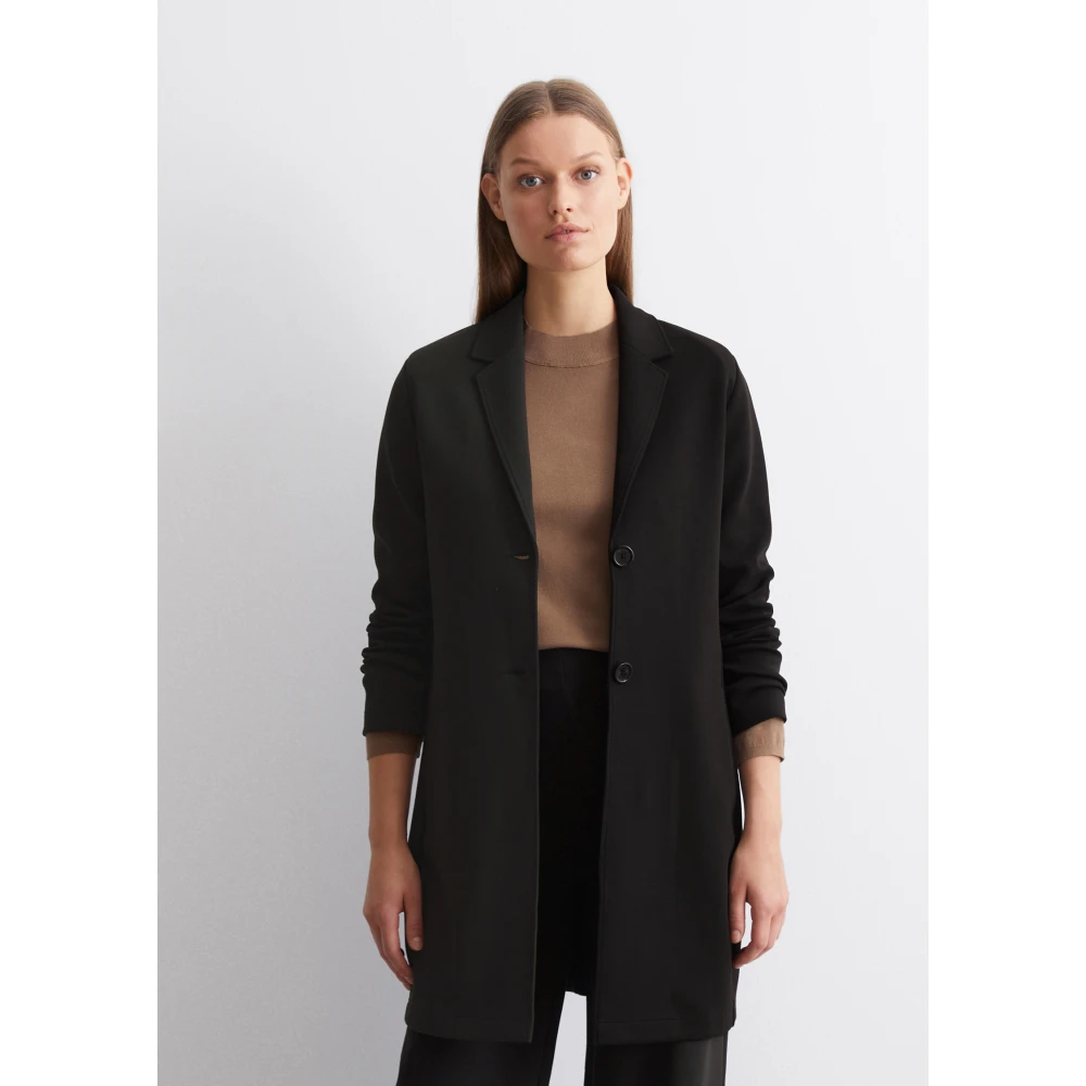 Marc O'Polo NorHeren lange jersey blazer Black Dames