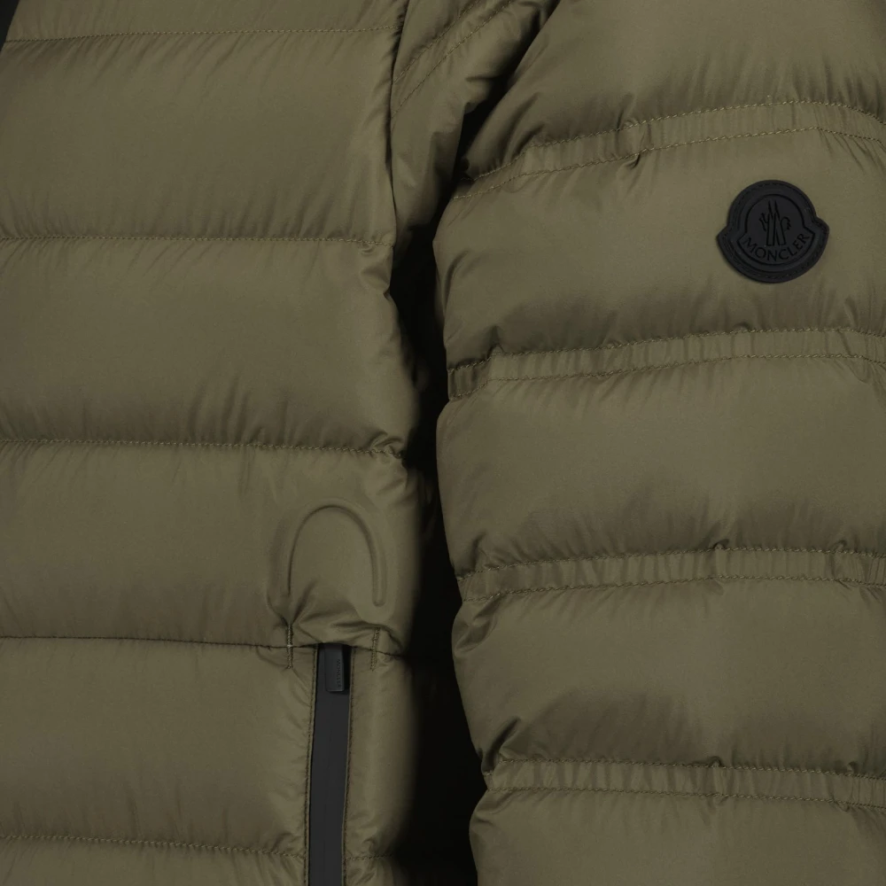 Moncler Gewatteerde capuchonjas Green Heren