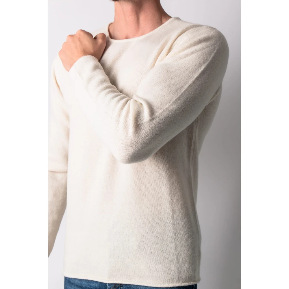 Daniele Fiesoli Cashmere Trui in Offwhite White Heren