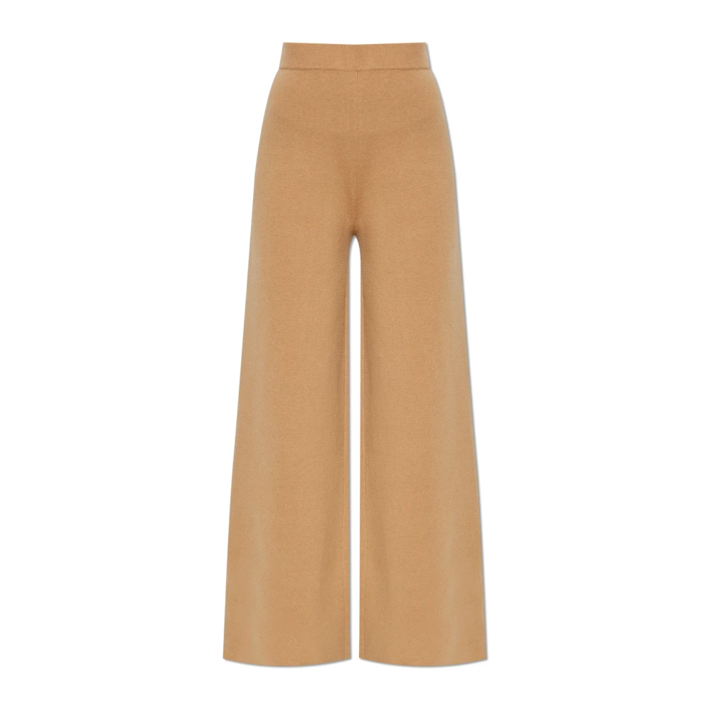 Max Mara Women's Beige Wool Trousers Judy