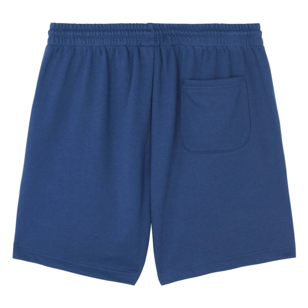 New Balance French Terry Short Shorts Blue Heren