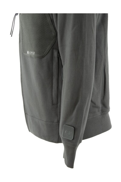 Groene Fleece Zip Sweatshirt