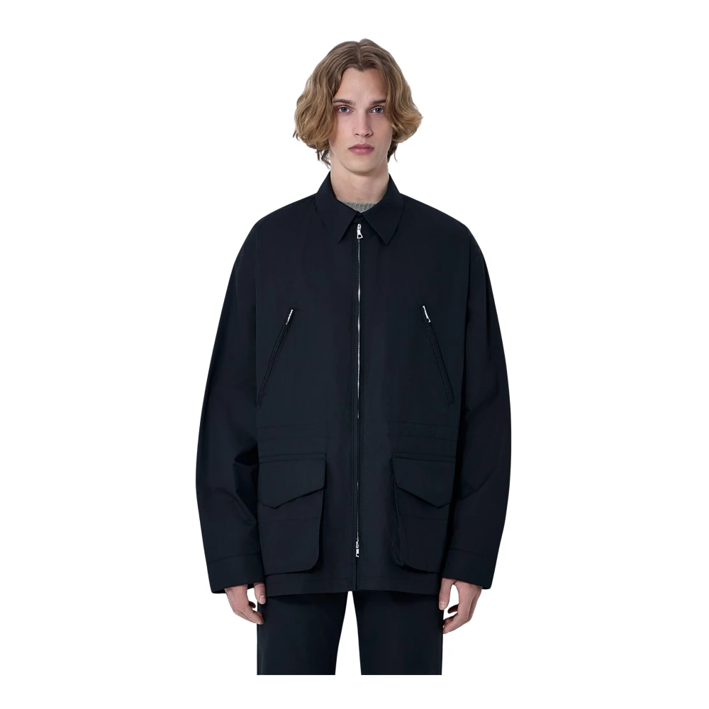 Rier Hombre Negro Chaquetas, Talla: S
