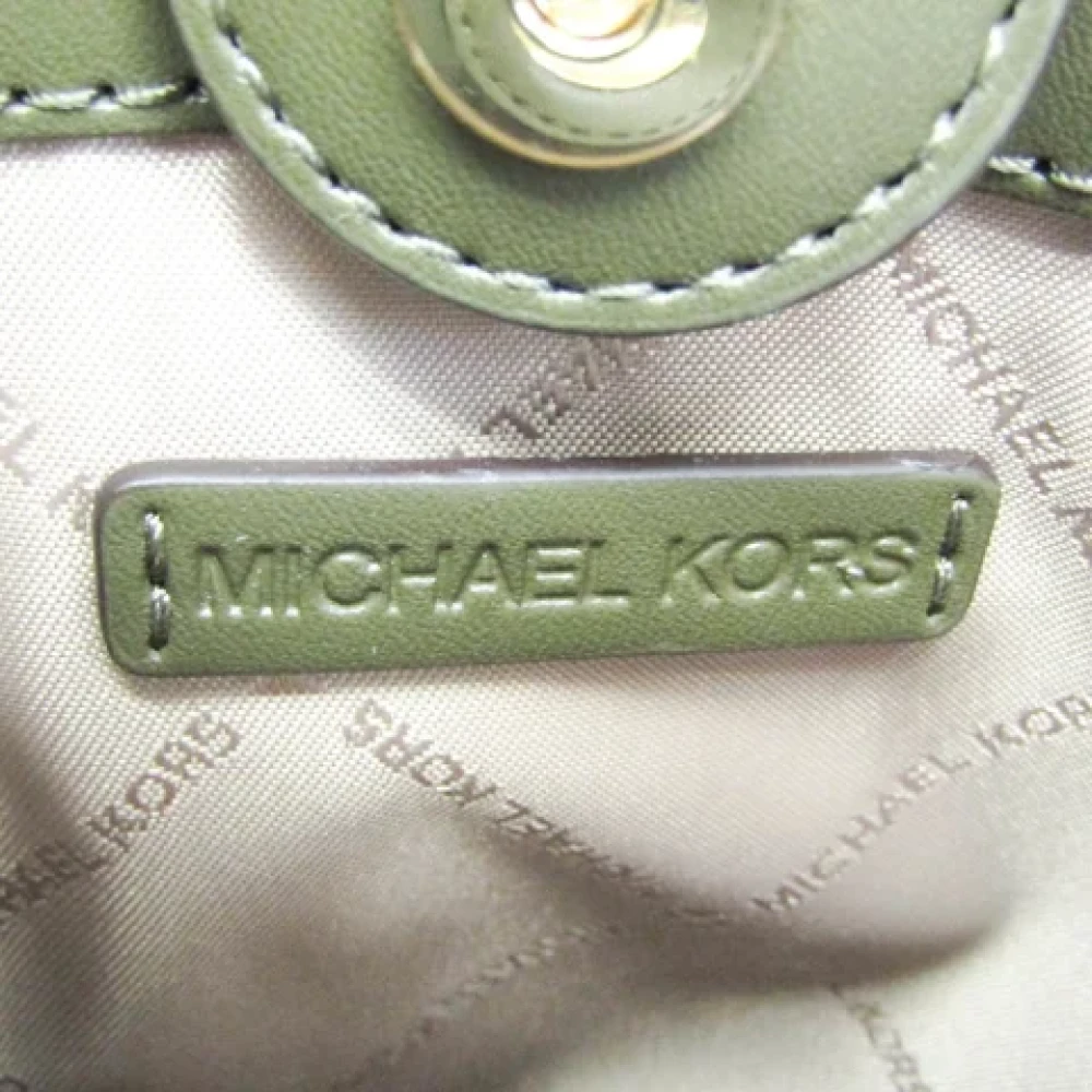Michael Kors Pre-owned Leather handbags Green Dames