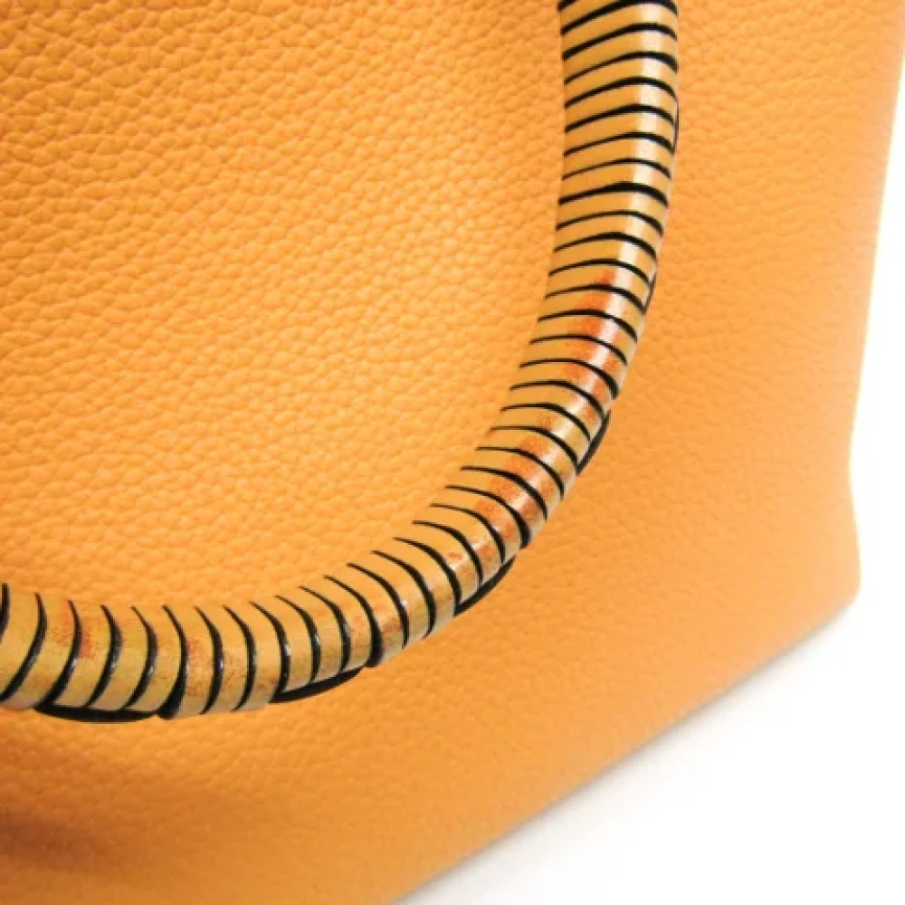 Loewe Pre-owned Leather totes Yellow Dames