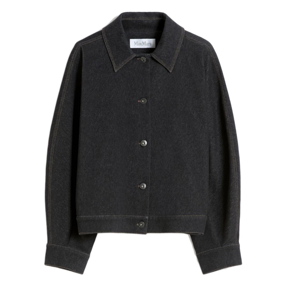 Max Mara Damen Blau Jacken, Sgröße: