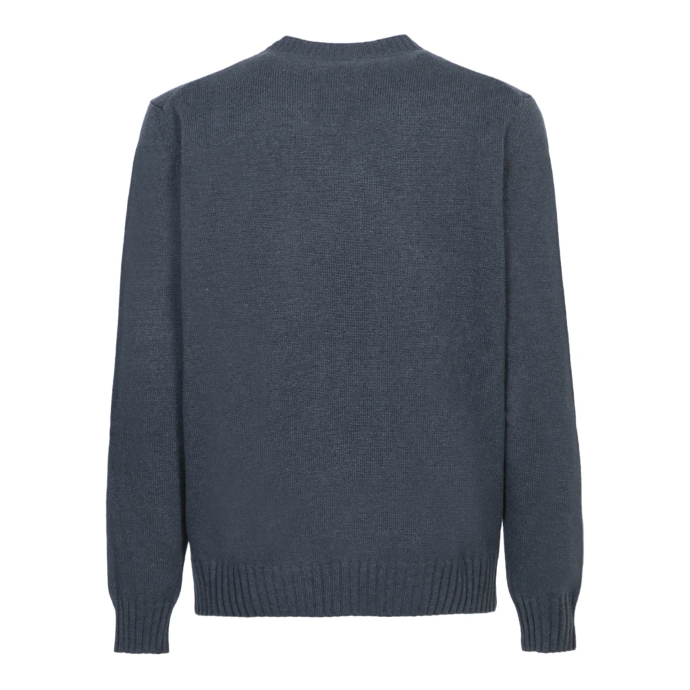 Dell'oglio Blauwe Gebreide Kleding voor Mannen Aw24 Blue Heren