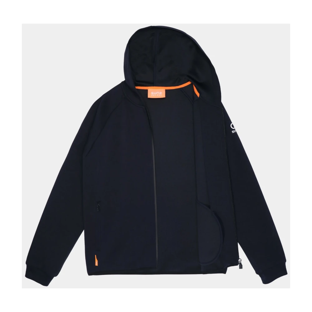 Suns Gezellige hoodie voor zonnige dagen Blue Heren