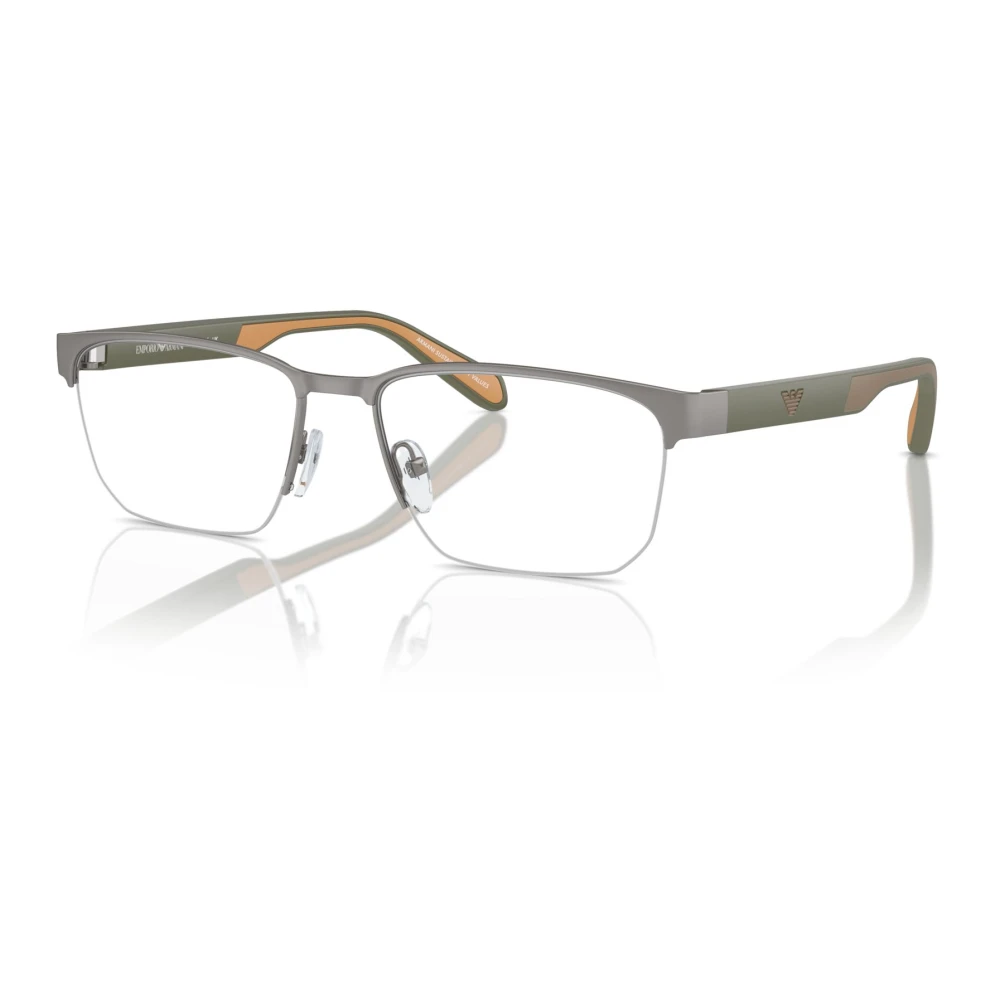 Emporio Ar i Stijlvolle Brillenmonturen in Mat Groen Gray Unisex