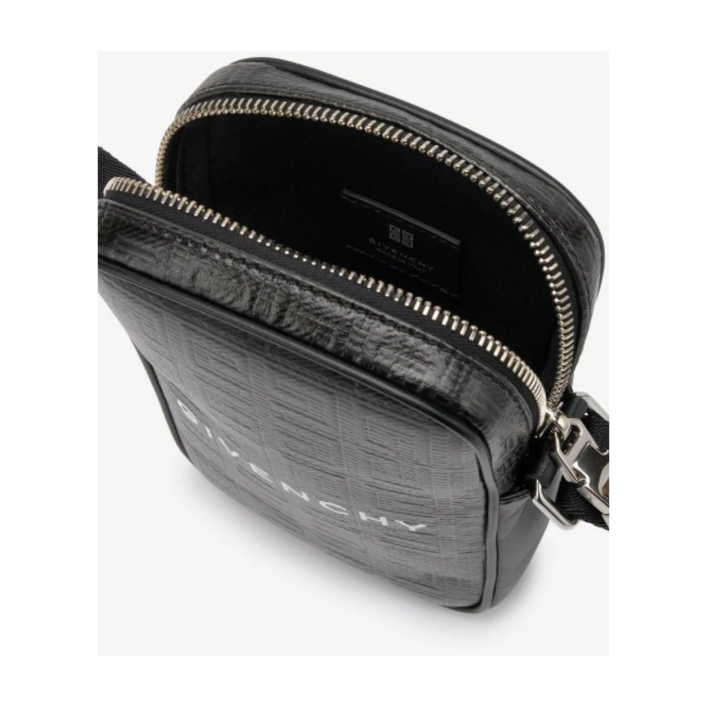 Givenchy 4G Coated Canvas Cross Bag Black Heren