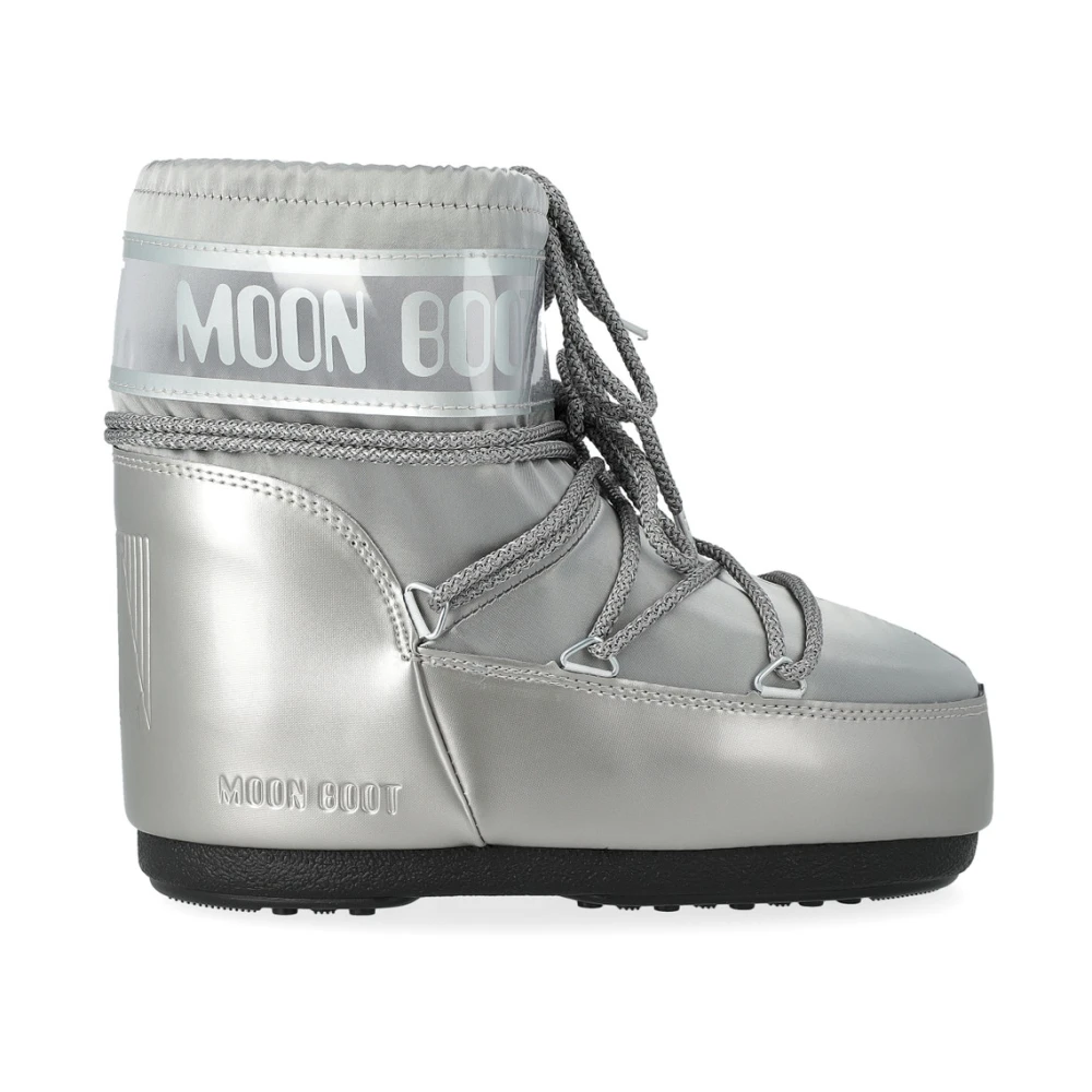 Moon Boot , Winter Boots, Female, Gray, 6 Uk, Icon Low Glance Ankle Boot