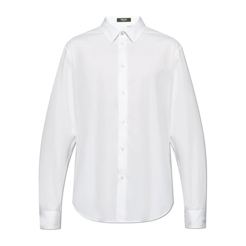 Versace Katoenen shirt White Heren