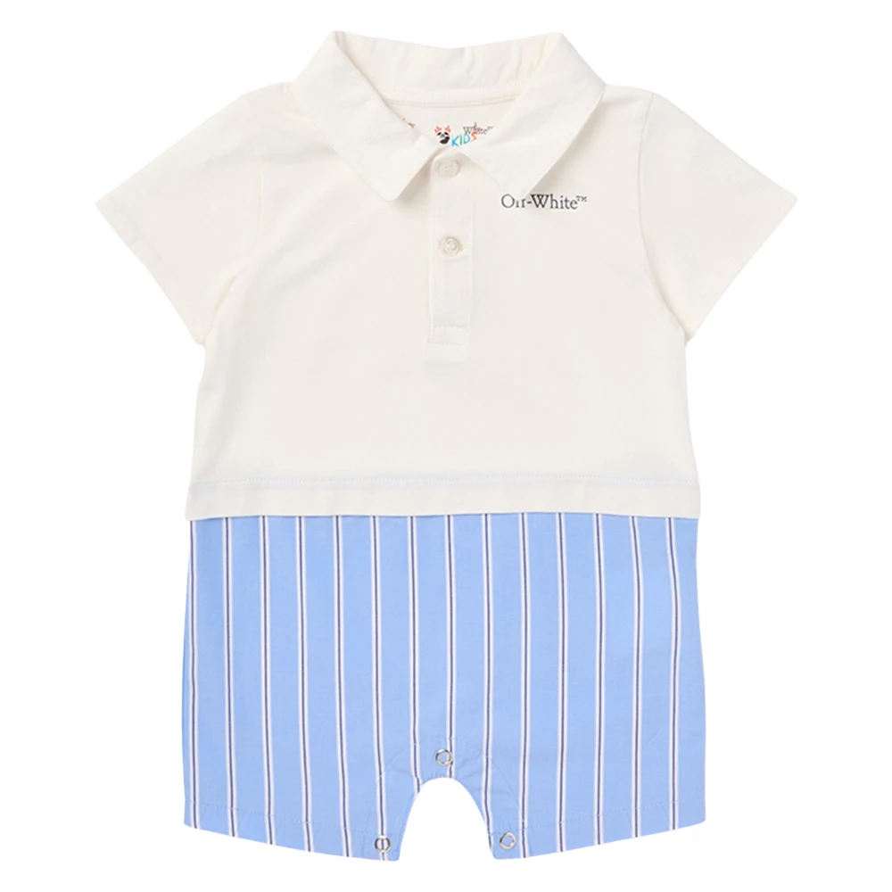 Off White Girls Multicolor Jumpsuits, 3 Y, Bookish Mix Romper