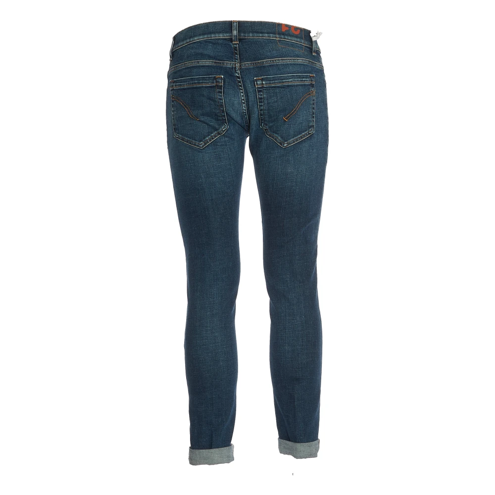 Dondup Blauwe Skinny Jeans Aw24 Blue Heren
