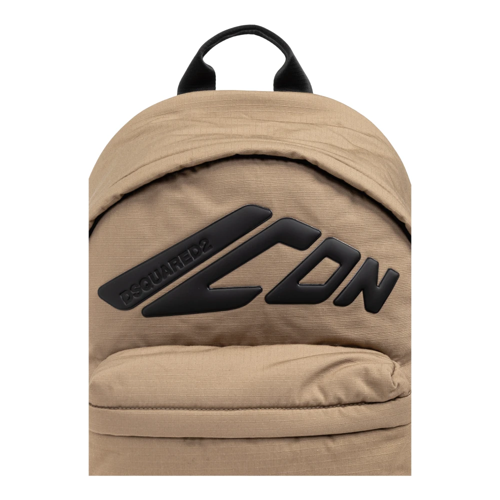 Dsquared2 Rugzak met logo Beige Heren