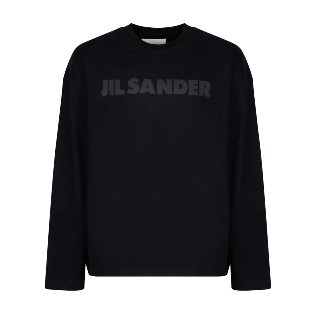 Jil Sander Zwarte T-shirts en Polos Black Heren