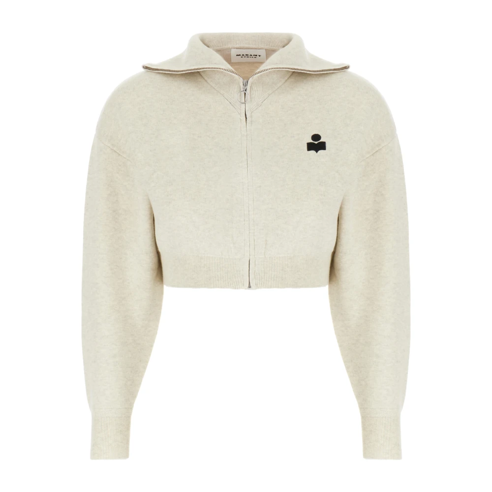Isabel Marant Étoile Zip-Through Sweatshirt voor Vrouwen Gray Dames