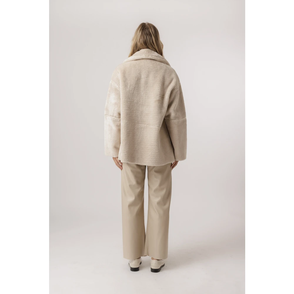 Suncoo Klassieke Beige Jas Beige Dames