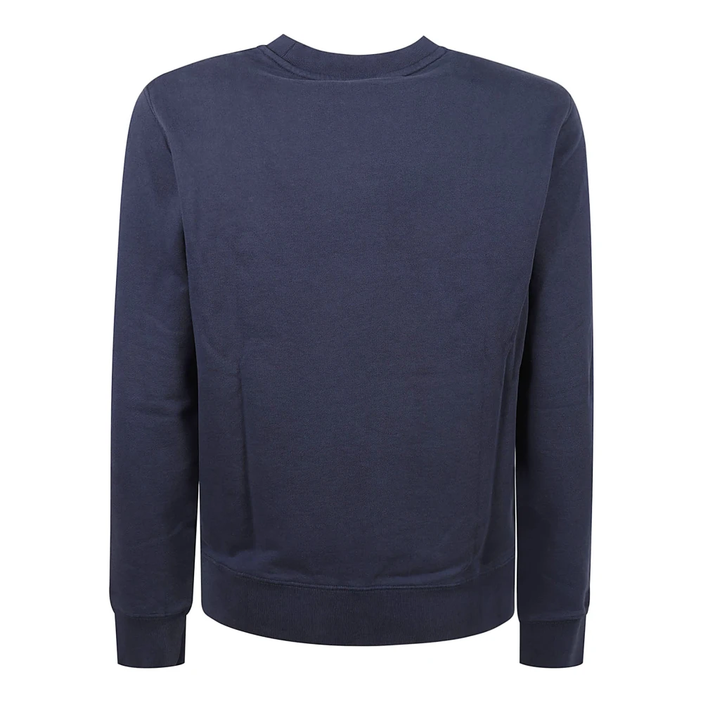 Maison Kitsuné Chillax Patch Sweatshirt Blue Heren