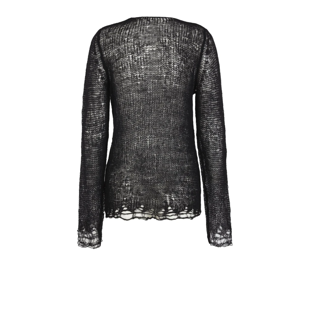 Cortana Onye alpaca jersey zijde en kasjmier zwart Black Dames