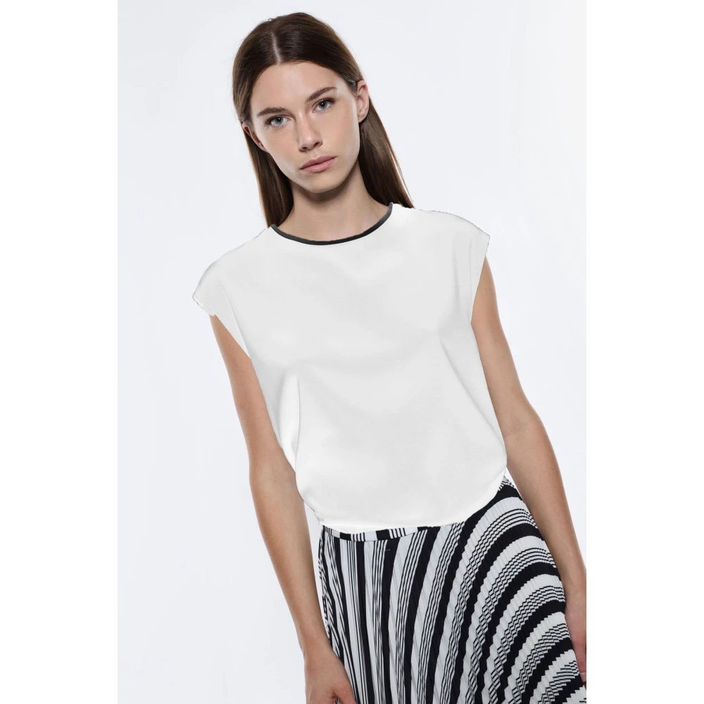 Imperial Mouwloze Top White Dames