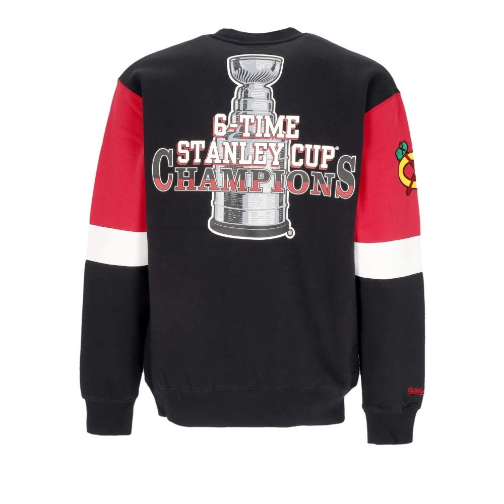Mitchell & Ness Chicago Blackhawks Crewneck Sweater Multicolor Heren